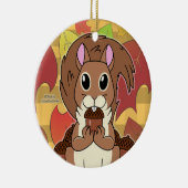 Eekhoorn - keramisch ornament (Rechts)