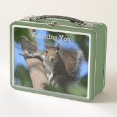 Eekhoorn kijken naar je fotografisch (Voorkant)