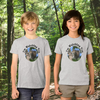 Eekhoorn kijken naar je Schattigee leuke fotografi Tri-Blend Shirt