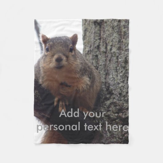 Eekhoorn kijkt naar je deken (Voorkant)