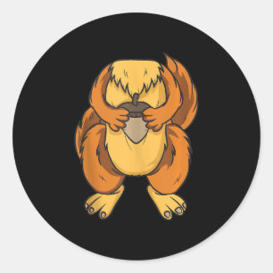 Eekhoorn kostuum Halloween Easy Cosplay Last Ronde Sticker