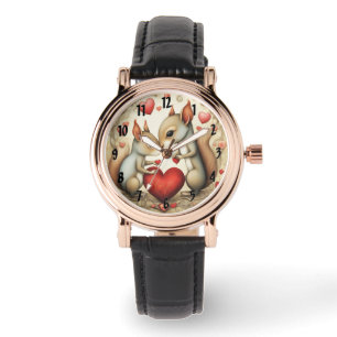 Eekhoorn Liefde 1 Horloge