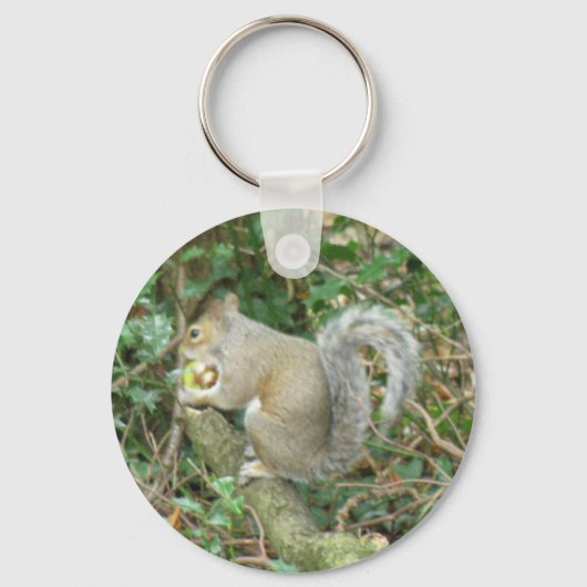 Eekhoorn met Acorn-Sleutelhanger Sleutelhanger (Voorkant)