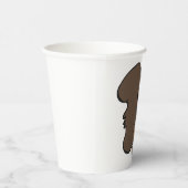 Eekhoorn met een eikel papieren bekers (Rechts)