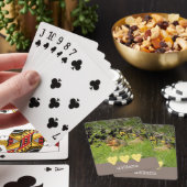 Eekhoorn met hart gepersonaliseerd pokerkaarten (Insitu)