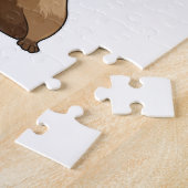 Eekhoorn met volleybal legpuzzel (Zijkant)