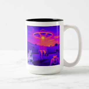 Eekhoorn mok UFO koe Ontvoering Grappig 15oz mok