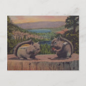 Eekhoorn Mountain Scene Briefkaart (Voorkant)