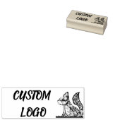 Eekhoorn Natuur Aangepaste Logo Rubberstempel (Gestempeld)