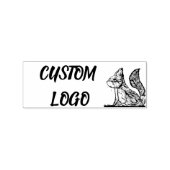 Eekhoorn Natuur Aangepaste Logo Rubberstempel (Afrduk)