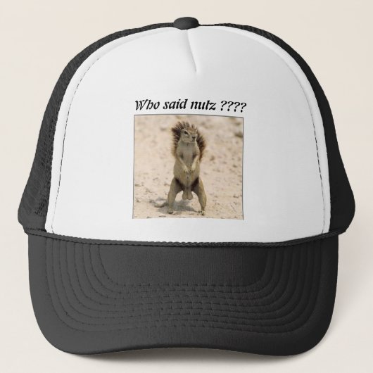 Eekhoorn-noten-1, wie zei nutz???? trucker pet (Voorkant)