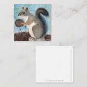 eekhoorn notitiekaartje (Voorkant / Achterkant)