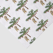 Eekhoorn onder het papier van het boomweefsel (Detail)