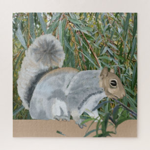 Eekhoorn op het platteland legpuzzel
