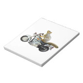 Eekhoorn op motorfiets notitieblok (Gedraaid)