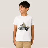 Eekhoorn op motorfiets t-shirt (Voorkant volledig)