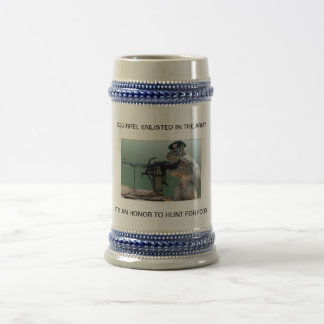 Eekhoorn op steins bierpul