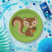 eekhoorn papieren bordje (Feest)