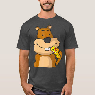 Eekhoorn Pizza Funny Pizza Food Lover T-shirt