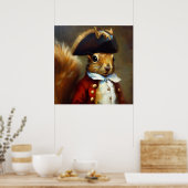 Eekhoorn Redcoat Poster (Keuken)