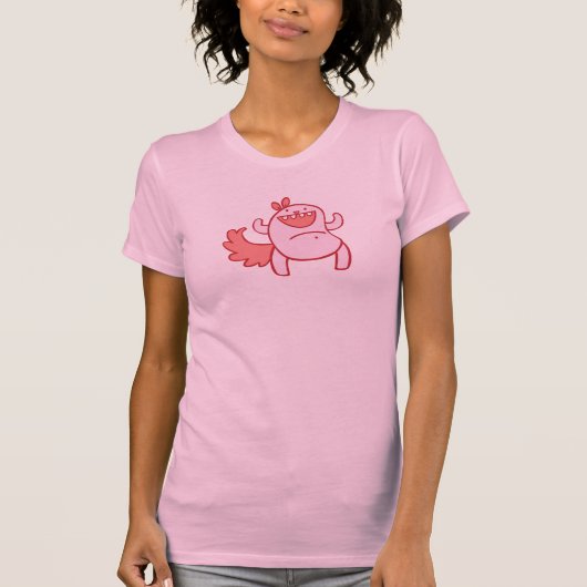 Eekhoorn - Roze T-shirt (Voorkant)