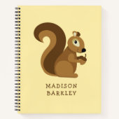 Eekhoorn Schattig Kind Bos Notitieboek (Voorkant)