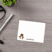 Eekhoorn schattig monogram post-it® notes