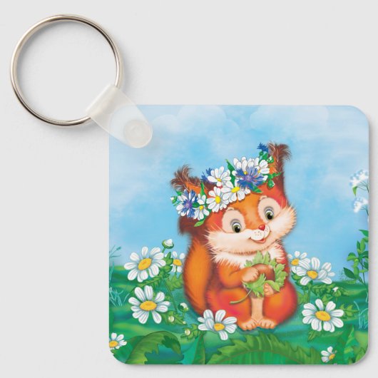 eekhoorn sleutelhanger (Voorkant)