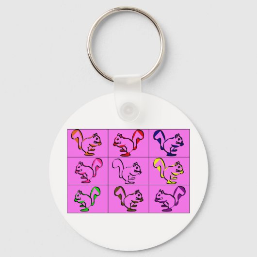 eekhoorn sleutelhanger (Voorkant)