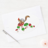 Eekhoorn Stickers met Toadstools Stickers (Envelop)
