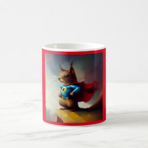 Eekhoorn Superhero Koffiemok