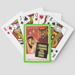 Eekhoorn uit de Ruimte Pokerkaarten
