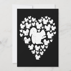 Eekhoorn Valentijnsdag Cadeau voor Hem Haar Liefde Feestdagenkaart