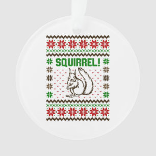 Eekhoorn valt de familie Griswold aan Lelijke trui Ornament