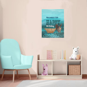 Eekhoorn Verjaardag Welkomstbord Poster