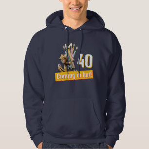 Eekhoorn verjaardagskaarsen hoodie