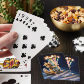 Eekhoorn verjaardagskaarsen pokerkaarten (Insitu)