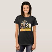 Eekhoorn verjaardagskaarsen t-shirt (Voorkant volledig)