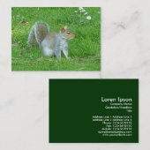 eekhoorn visitekaartje (Voorkant / Achterkant)