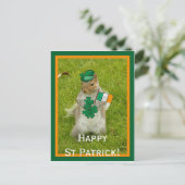 Eekhoorn voor St Patrick Day Briefkaart (Staand voorkant)