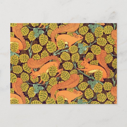 Eekhoorn  Wallpaper Briefkaart (Voorkant)