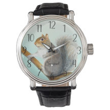 Eekhoorn Waterverf Artwork