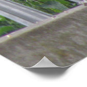 Eekhoorn zittend op het hek Print (Hoek)