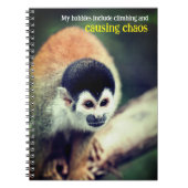 Eekhoornaap in boom notitieboek (Voorkant)