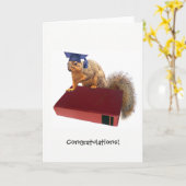 Eekhoornboek Gefeliciteerd Kaart (Gele Bloem)