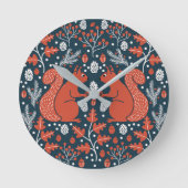 eekhoornbos ronde klok (Voorkant)