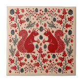 eekhoornbos tegeltje (Voorkant)