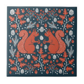 eekhoornbos tegeltje (Voorkant)