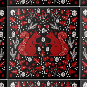 eekhoornbos tegeltje