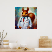 eekhoorndokter poster (Keuken)